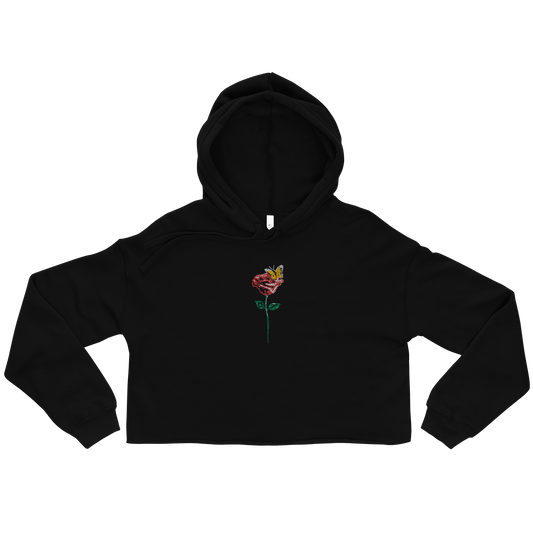 Rose Crop Hoodie